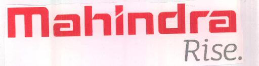 Mahindra Rise. Device mark 2455894 Trademark