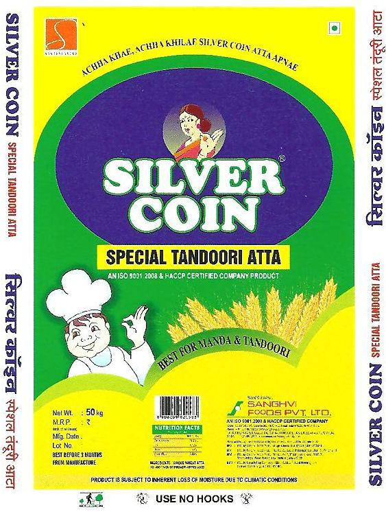 Silver Coin Special Tandoori Atta Device mark 2459099 Trademark