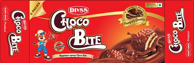 Divss Choco Bite (label) Device mark 2465815 Trademark