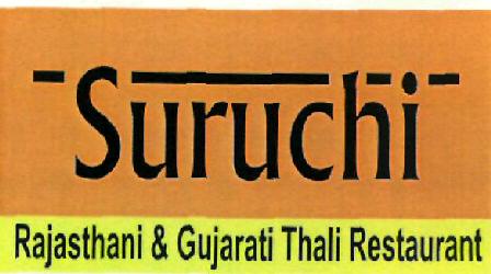 Suruchi Rajasthani & Gujarati Thali Restaurant (label) Device mark 2467041 Trademark