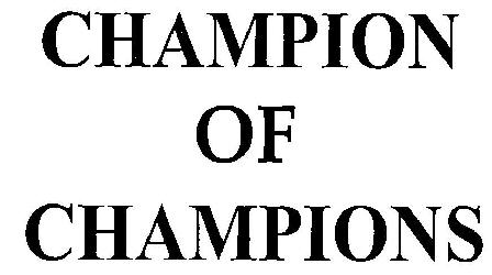 Champion Of Champions (device) Device mark 2482971 Trademark