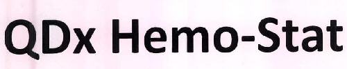 Qdx Hemo- Stat Device mark 2489501 Trademark