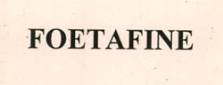 Foetafine Device mark 2501697 Trademark