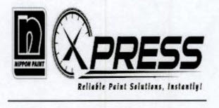 Nippon Paints Xpress Reliable Paints Solution, Instantly! N Device mark 2504559 Trademark