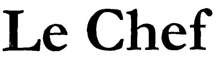 Le Chef (device) Device mark 2519302 Trademark