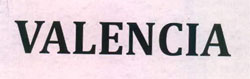 Valencia Device mark 2531653 Trademark
