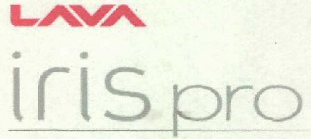 Lava Irispro (device) Device mark 2538157 Trademark
