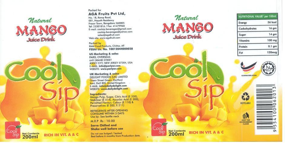 Cool Sip Device mark 2546054 Trademark