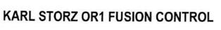 Karl Storz Or1 Fusion Control Device mark 2552729 Trademark