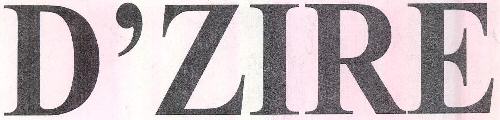 D'zire Device mark 2558061 Trademark