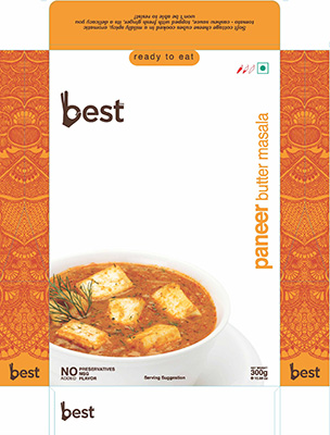 Best Paneer Butter Masala (label) Device mark 2558391 Trademark