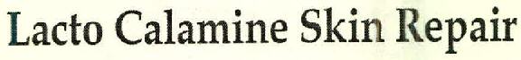 Lacto Calamine Skin Repair Device mark 2562879 Trademark
