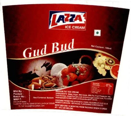 Lazza Ice Cream Gud Bud Device mark 2586269 Trademark