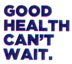 Good Health Can't Wait. Device mark 2598196 Trademark