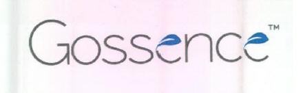 Gossence Device mark 2605455 Trademark
