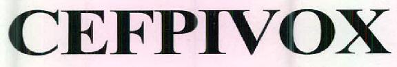 Cefpivox Device mark 2605538 Trademark