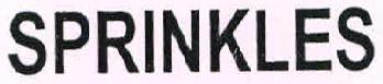 Sprinkles Device mark 2607672 Trademark