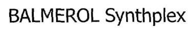 Balmerol Synthplex Device mark 2612717 Trademark