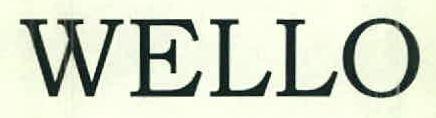 Wello Device mark 2621245 Trademark