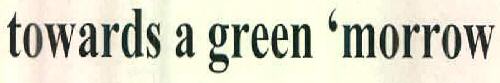 Towards A Green 'morrow Device mark 2630210 Trademark