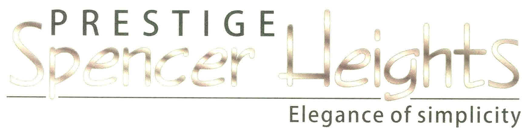 Prestige Spencer Heights Elegance Of Simplicity Device mark 2644878 Trademark