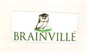 Brain Ville Along With Picture Of Owl And Book Label Device mark 2645998 Trademark