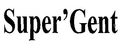 Super' Gent (device) Device mark 2648531 Trademark