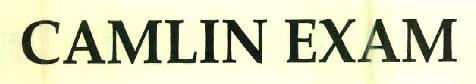 Camlin Exam Device mark 2674818 Trademark