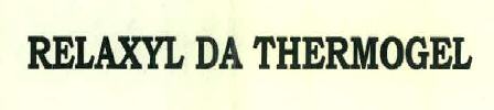 Relaxyl Da Thermogel Device mark 2684011 Trademark