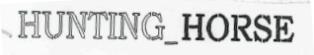 Hunting_horse Device mark 2690469 Trademark