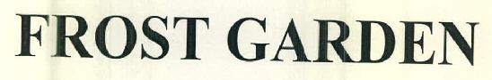 Frost Garden Device mark 2692170 Trademark