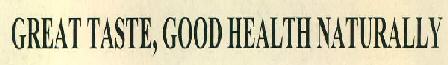 Great Taste, Good Health Naturally Device mark 2692845 Trademark