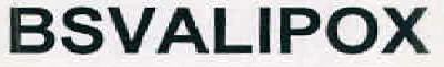 Bsvalipox Device mark 2790841 Trademark