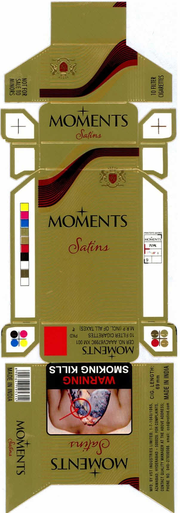 Moments Satins Device mark 2709022 Trademark