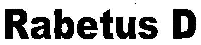 Rabetus D Device mark 2722566 Trademark