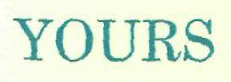 Yours (device) Device mark 2724049 Trademark