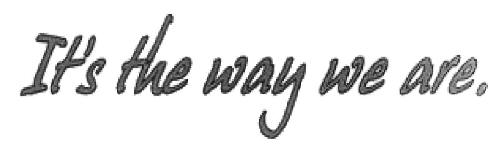 It's The Way We Are. (device) Device mark 2724366 Trademark