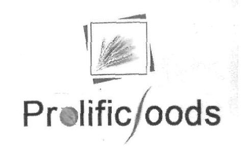 Prolific Foods (device) Device mark 2732131 Trademark