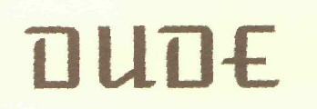 Dude (label) Device mark 2739957 Trademark