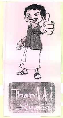 Thambbi Xpress (device Of Human Caricature) Device mark 2758897 Trademark