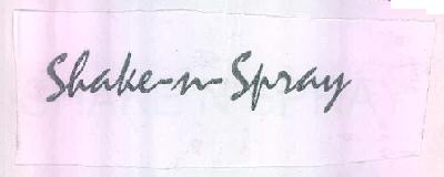 Shake-n-spray Device mark 2762855 Trademark