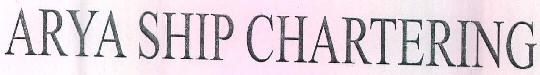 Arya Ship Chartering Device mark 2784056 Trademark
