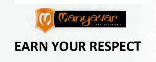 Manyavar, M, Earn Your Respect (device) Device mark 2785085 Trademark