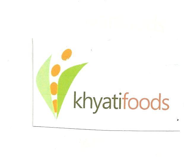 Khyati Foods With Logo Device mark 2785929 Trademark