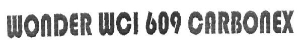 Wonder Wci 609 Carbonex (label) Device mark 2799730 Trademark
