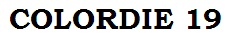 Colordie 19 Device mark 2816178 Trademark