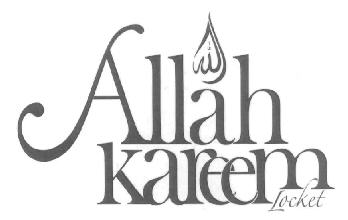 Allah Kareem Locket (device) Device mark 2816423 Trademark