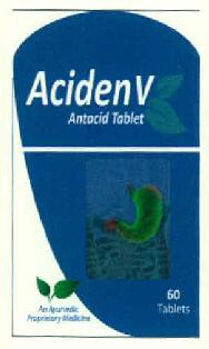 Aciden V Antacid Tablet Device mark 2816836 Trademark