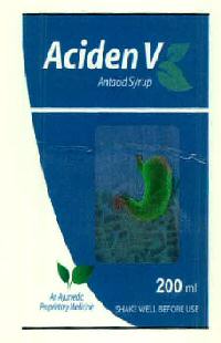 Aciden V Antacid Syrup Device mark 2816843 Trademark