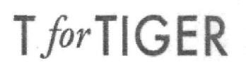 T For Tiger (device) Device mark 2824475 Trademark